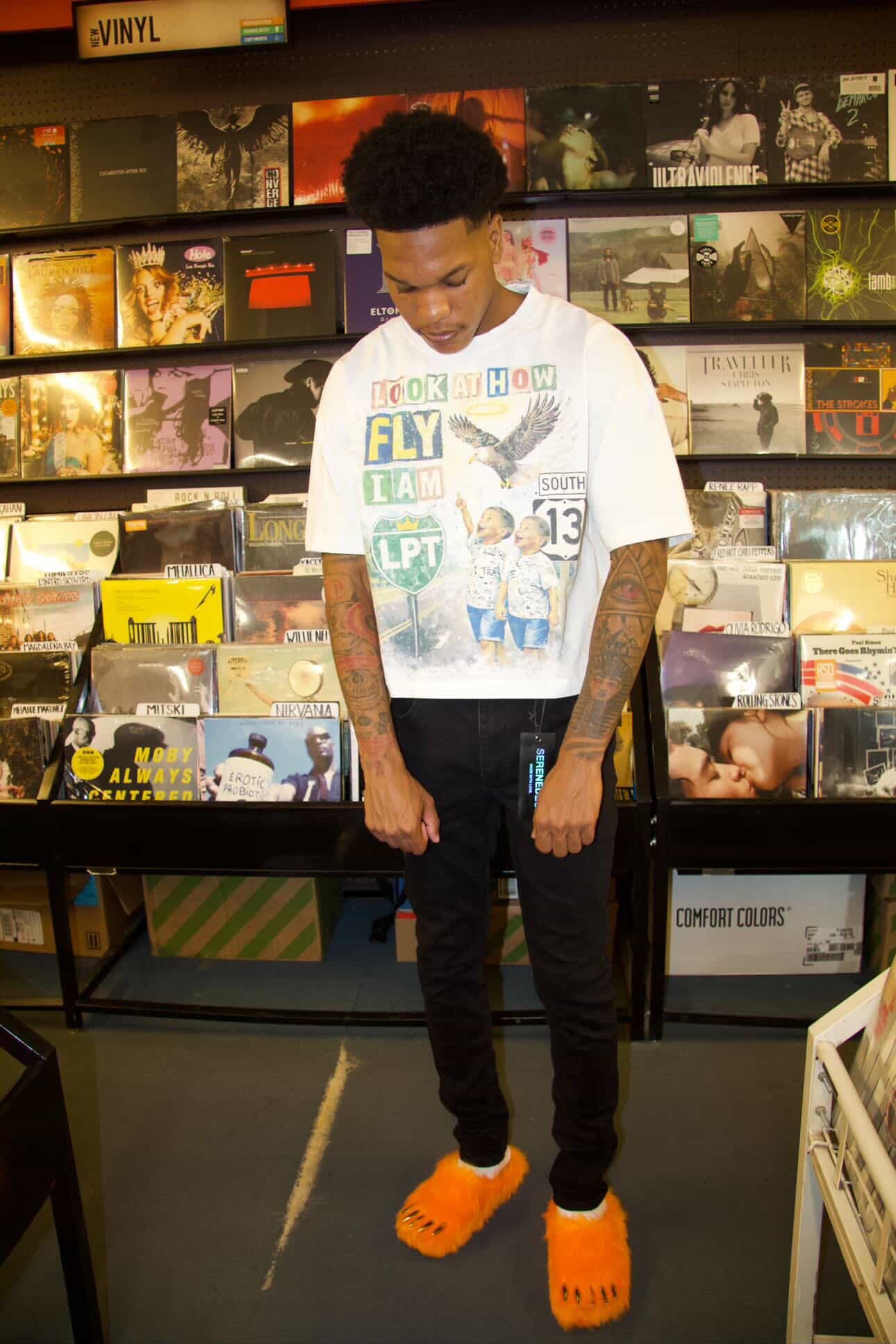 White Look at how fly I am Tee
